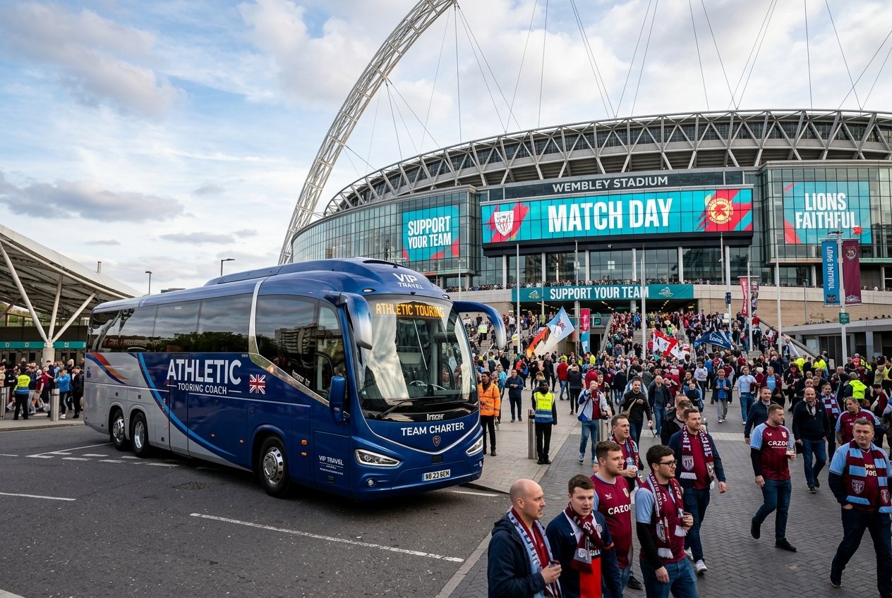 Sports team travel coach